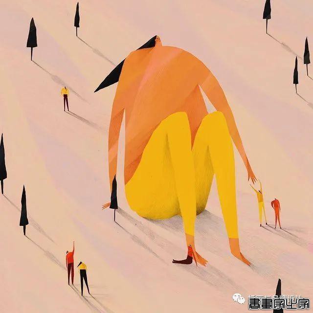 插画丨超有趣的肌理插画，优美轻盈的线条干净又不失精彩-80.jpg