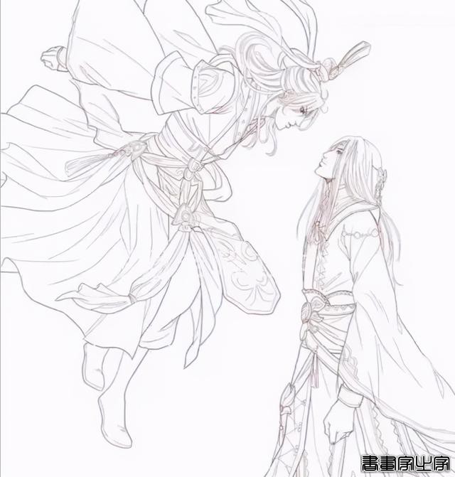 12000套各种人体动作姿势插画线稿，插画师常用人体设计模板-5.jpg