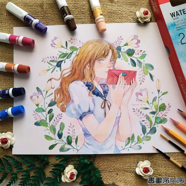 唯美清新的水彩插画 帅气小哥哥们的生活日常 心动了怎么办？-8.jpg