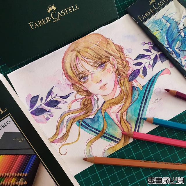 唯美清新的水彩插画 帅气小哥哥们的生活日常 心动了怎么办？-14.jpg