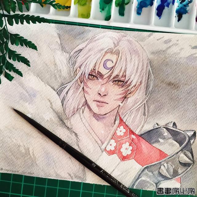 唯美清新的水彩插画 帅气小哥哥们的生活日常 心动了怎么办？-41.jpg