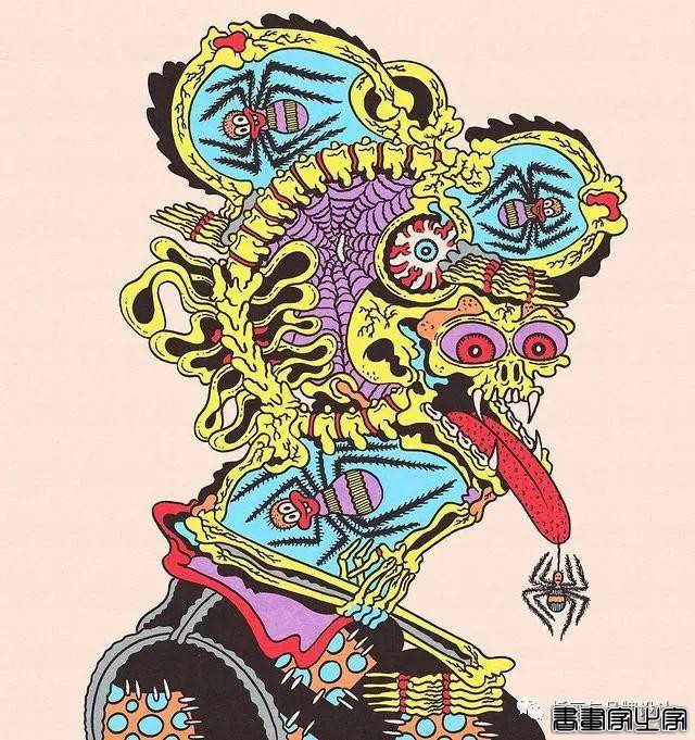 插画丨超带感的装饰插画，大胆夸张的想象，丰富多变的色彩，恍如进了异灵世界-21.jpg
