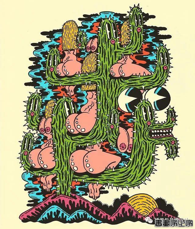 插画丨超带感的装饰插画，大胆夸张的想象，丰富多变的色彩，恍如进了异灵世界-22.jpg