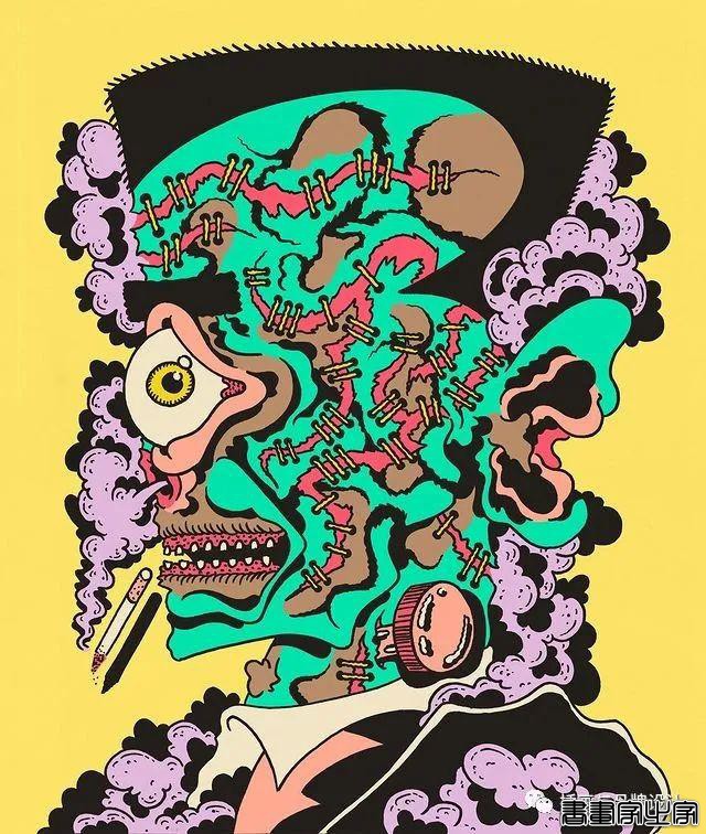 插画丨超带感的装饰插画，大胆夸张的想象，丰富多变的色彩，恍如进了异灵世界-28.jpg