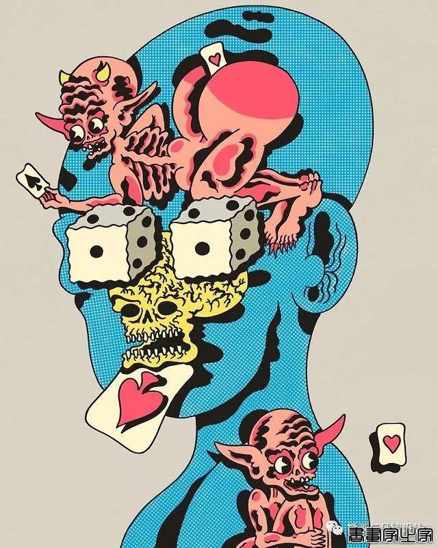 插画丨超带感的装饰插画，大胆夸张的想象，丰富多变的色彩，恍如进了异灵世界-30.jpg