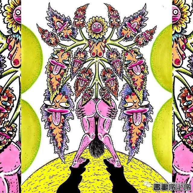 插画丨超带感的装饰插画，大胆夸张的想象，丰富多变的色彩，恍如进了异灵世界-66.jpg
