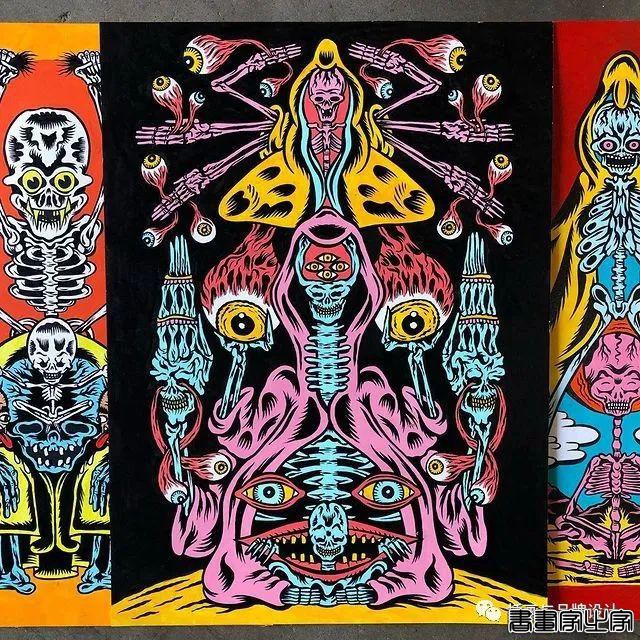 插画丨超带感的装饰插画，大胆夸张的想象，丰富多变的色彩，恍如进了异灵世界-67.jpg