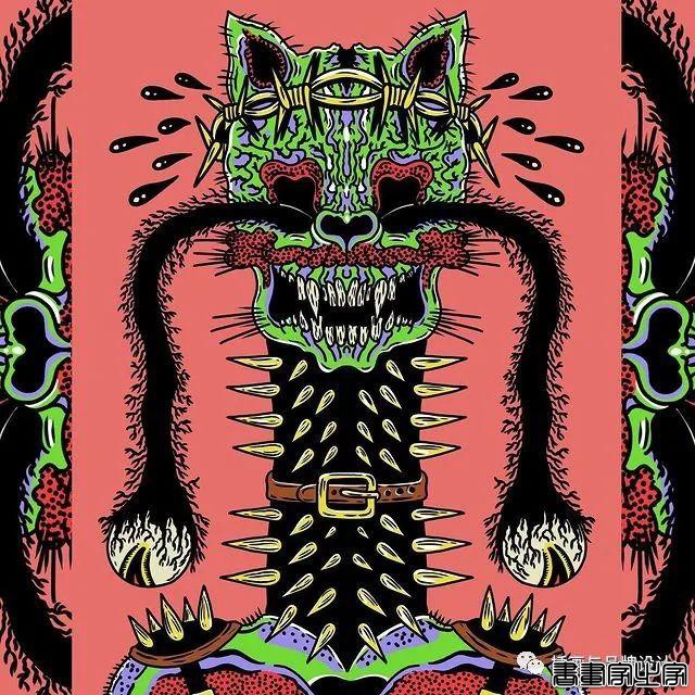 插画丨超带感的装饰插画，大胆夸张的想象，丰富多变的色彩，恍如进了异灵世界-70.jpg