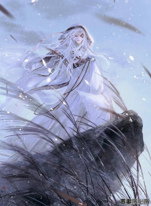 这种风格的古风插画系列，你喜欢吗？画师:–岁辞– ?\作品-7.jpg