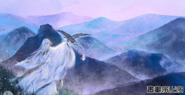 这种风格的古风插画系列，你喜欢吗？画师:–岁辞– ?\作品-9.jpg