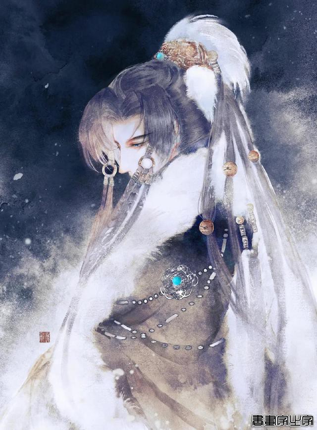 这种风格的古风插画系列，你喜欢吗？画师:–岁辞– ?\作品-13.jpg