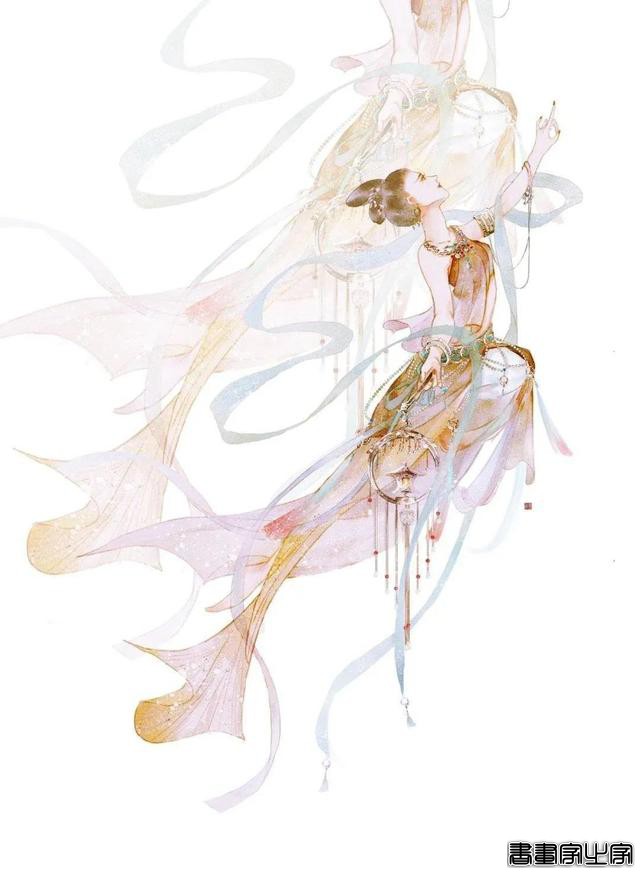 这种风格的古风插画系列，你喜欢吗？画师:–岁辞– ?\作品-16.jpg
