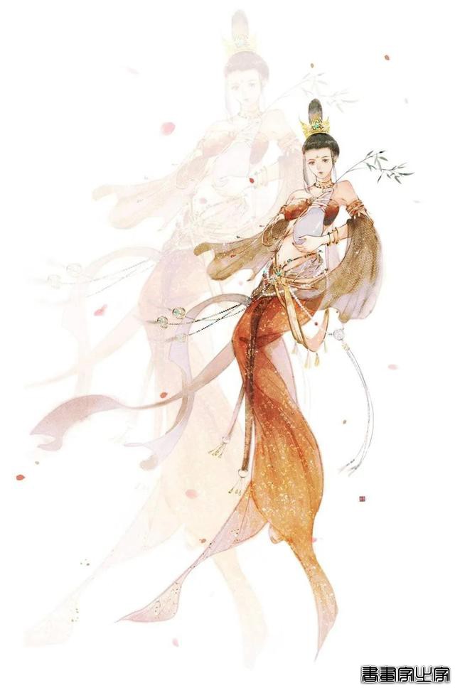 这种风格的古风插画系列，你喜欢吗？画师:–岁辞– ?\作品-15.jpg