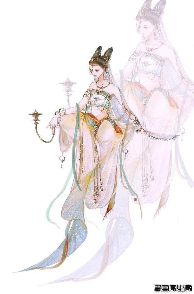 这种风格的古风插画系列，你喜欢吗？画师:–岁辞– ?\作品-20.jpg