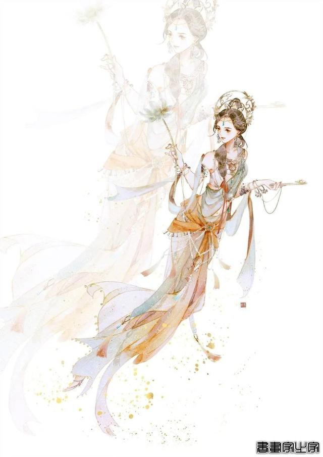 这种风格的古风插画系列，你喜欢吗？画师:–岁辞– ?\作品-19.jpg