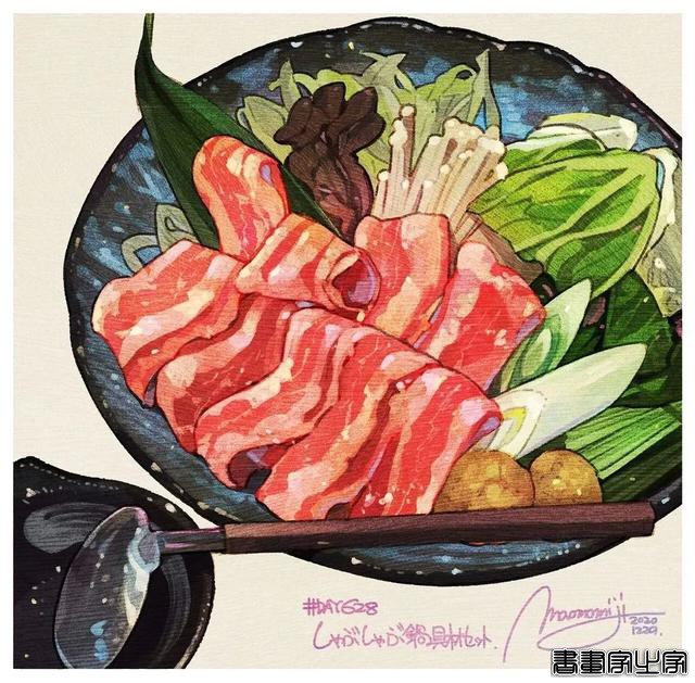 边吃边画出来的美食插画-18.jpg