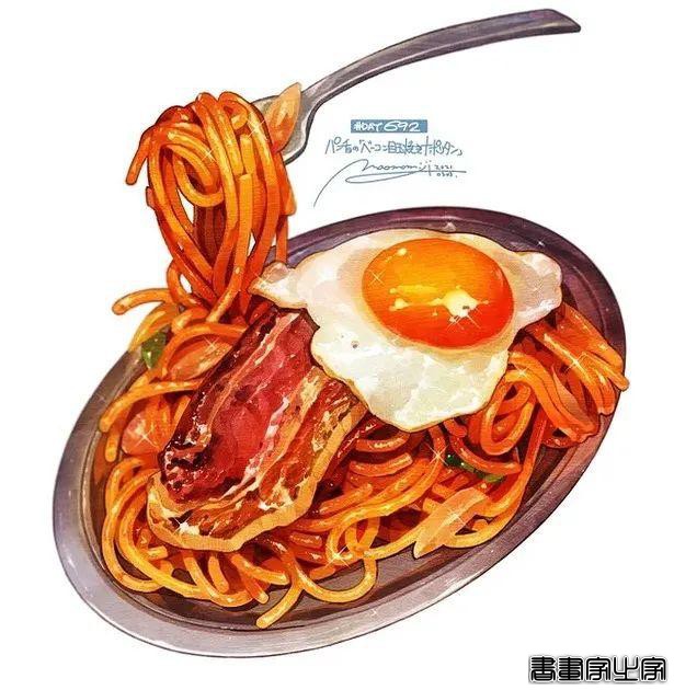边吃边画出来的美食插画-38.jpg