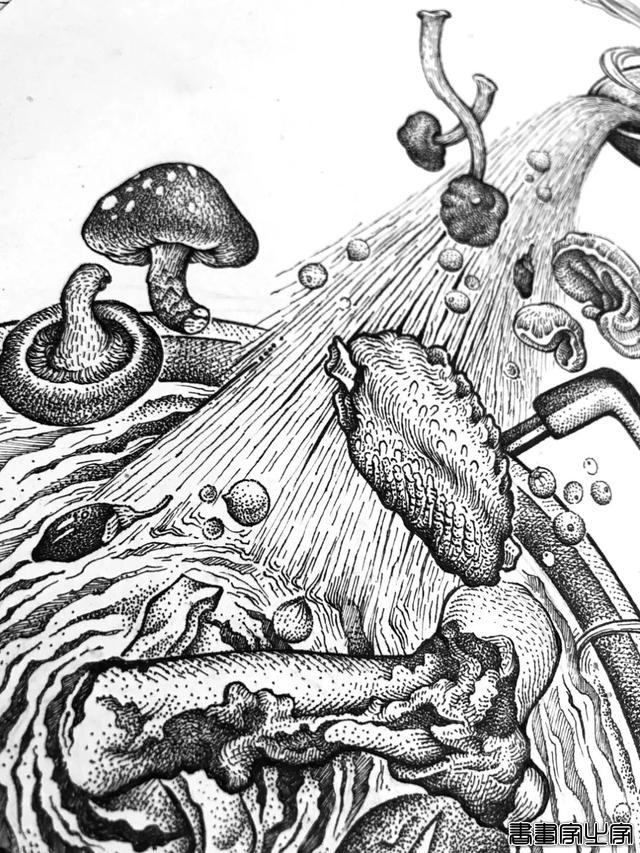 黑白插画也很有品 火锅品牌与插画创意视觉-10.jpg