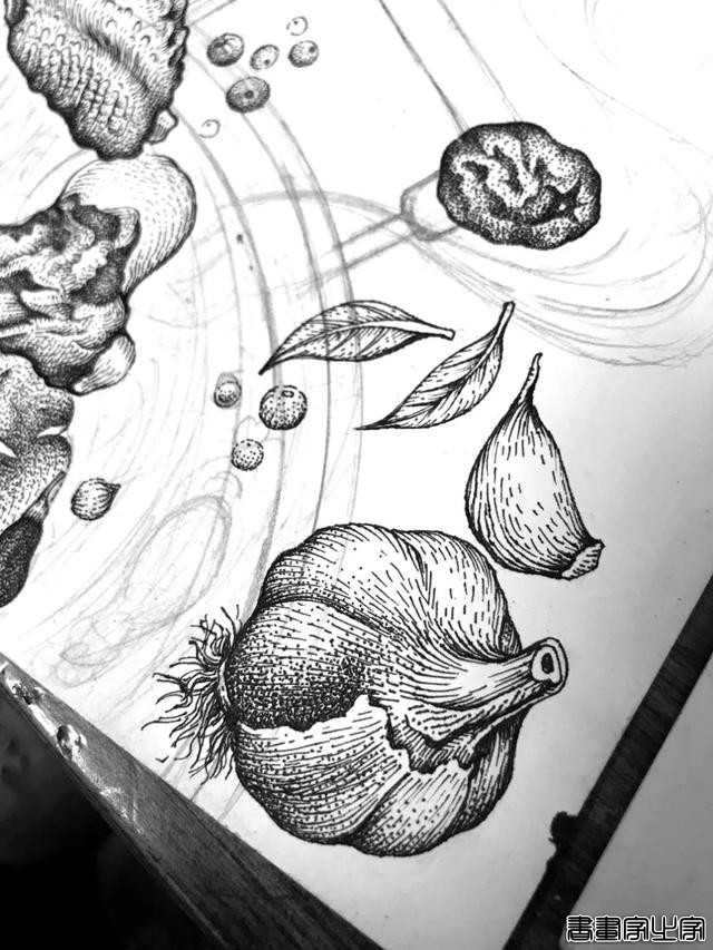 黑白插画也很有品 火锅品牌与插画创意视觉-18.jpg