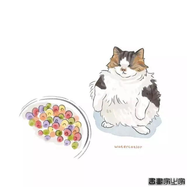 正经“猫片”，笑到喷饭，插画师笔下的猫咪迷惑行为，憨憨的-36.jpg
