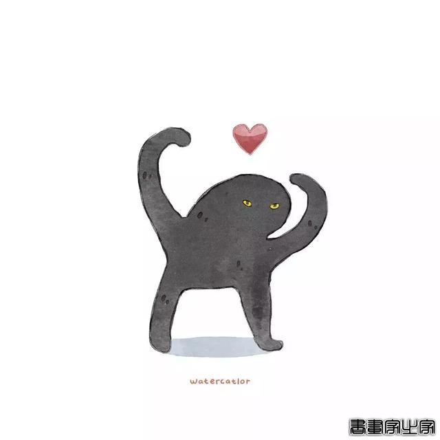 正经“猫片”，笑到喷饭，插画师笔下的猫咪迷惑行为，憨憨的-48.jpg
