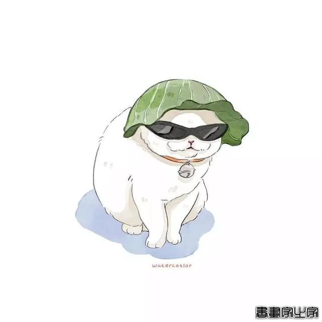 正经“猫片”，笑到喷饭，插画师笔下的猫咪迷惑行为，憨憨的-56.jpg