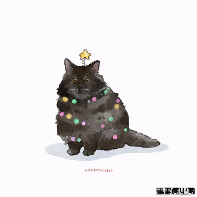 正经“猫片”，笑到喷饭，插画师笔下的猫咪迷惑行为，憨憨的-74.jpg