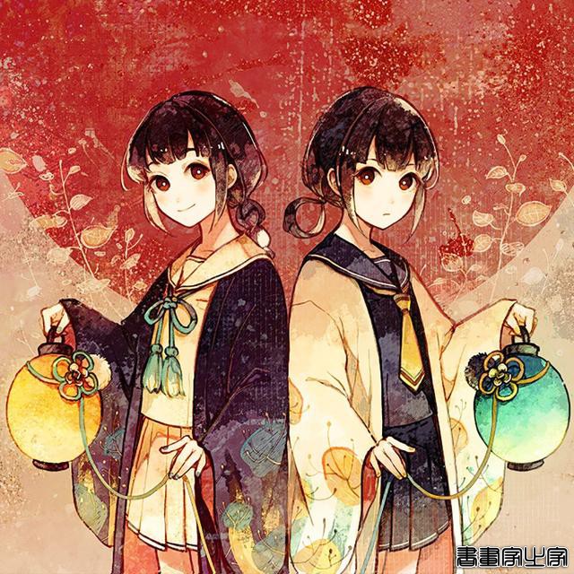 复古时尚感插画，绚丽的色彩、丰富的创意元素-5.jpg