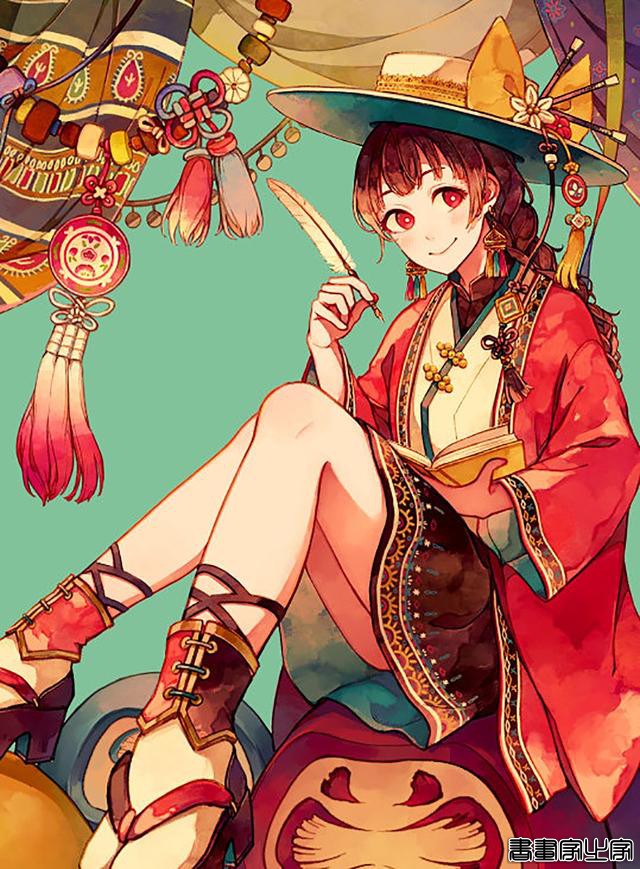 复古时尚感插画，绚丽的色彩、丰富的创意元素-4.jpg