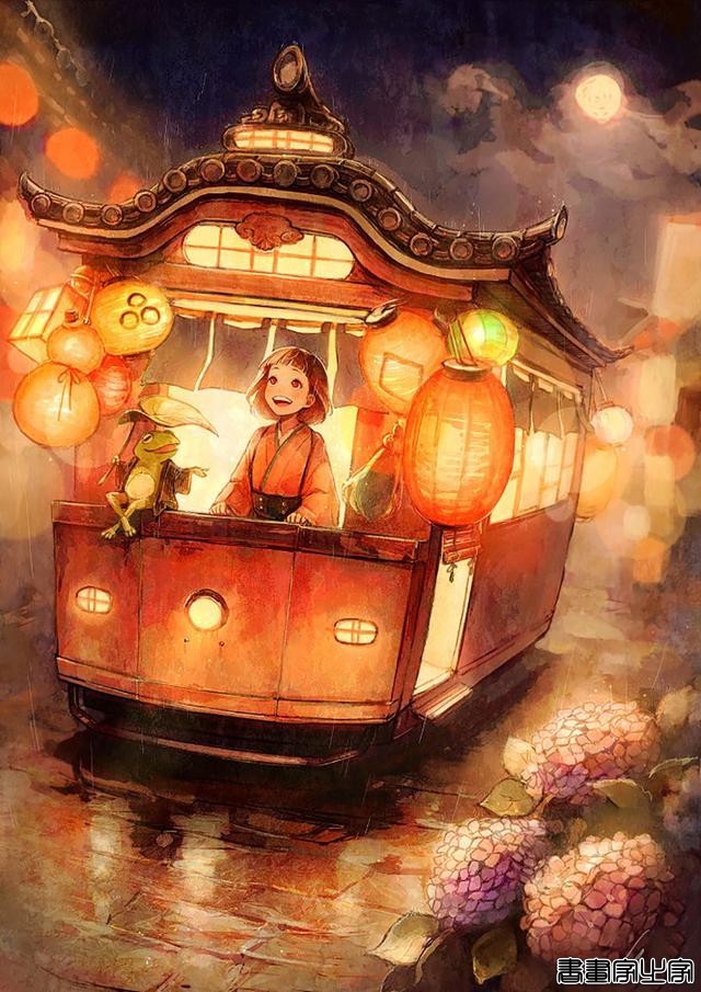 复古时尚感插画，绚丽的色彩、丰富的创意元素-10.jpg