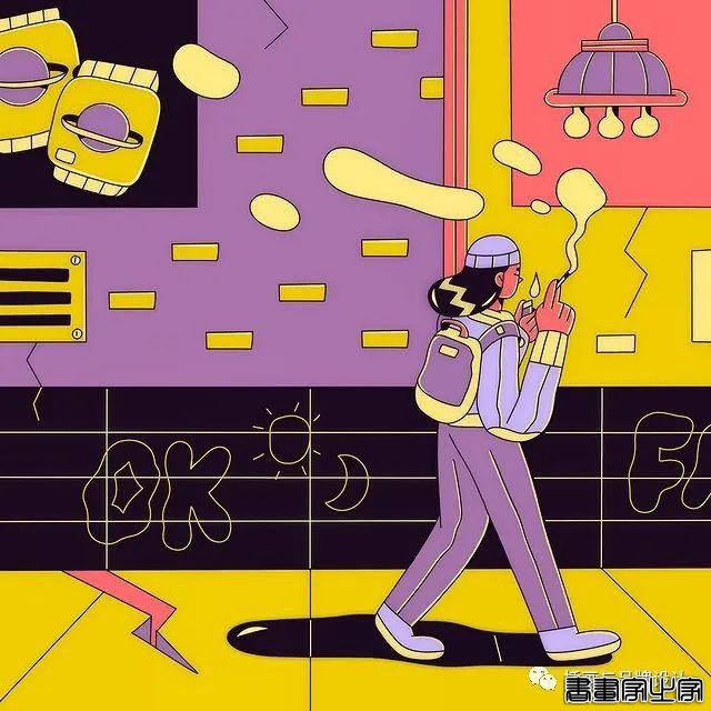 插画丨初学者也能种草的扁平风插画，简约的线条和丰富的色块，每个角色都很出彩-8.jpg