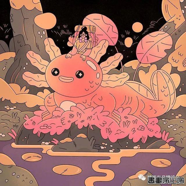 插画丨初学者也能种草的扁平风插画，简约的线条和丰富的色块，每个角色都很出彩-13.jpg