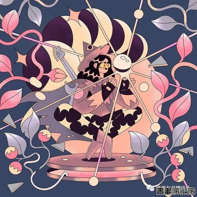 插画丨初学者也能种草的扁平风插画，简约的线条和丰富的色块，每个角色都很出彩-25.jpg
