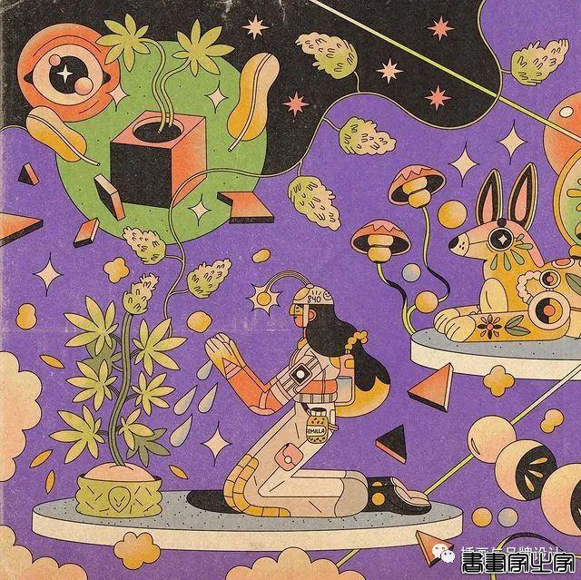 插画丨初学者也能种草的扁平风插画，简约的线条和丰富的色块，每个角色都很出彩-23.jpg