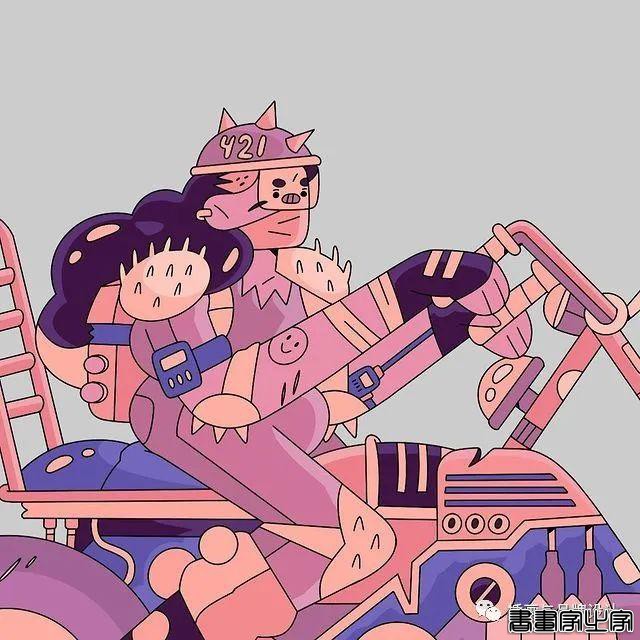 插画丨初学者也能种草的扁平风插画，简约的线条和丰富的色块，每个角色都很出彩-26.jpg