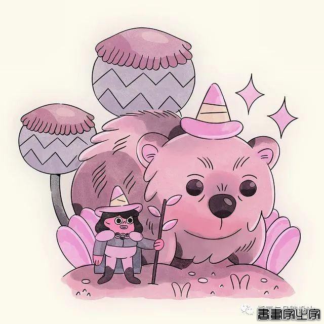 插画丨初学者也能种草的扁平风插画，简约的线条和丰富的色块，每个角色都很出彩-33.jpg