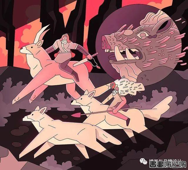 插画丨初学者也能种草的扁平风插画，简约的线条和丰富的色块，每个角色都很出彩-39.jpg