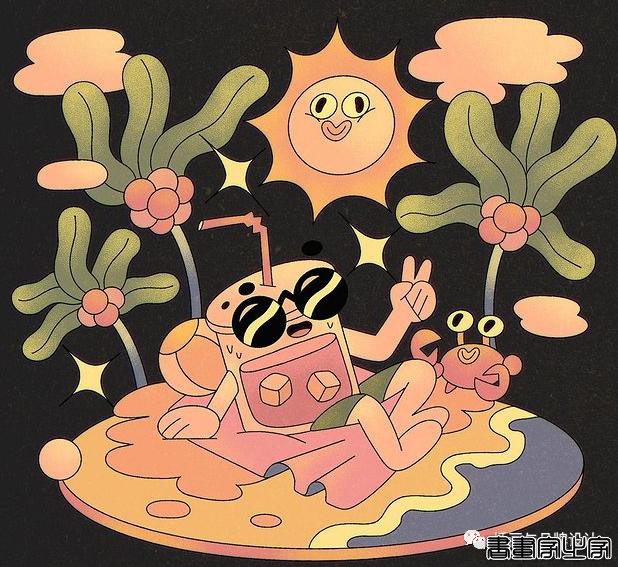 插画丨初学者也能种草的扁平风插画，简约的线条和丰富的色块，每个角色都很出彩-38.jpg