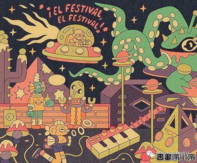 插画丨初学者也能种草的扁平风插画，简约的线条和丰富的色块，每个角色都很出彩-44.jpg