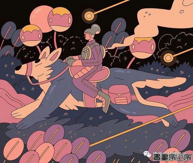 插画丨初学者也能种草的扁平风插画，简约的线条和丰富的色块，每个角色都很出彩-42.jpg