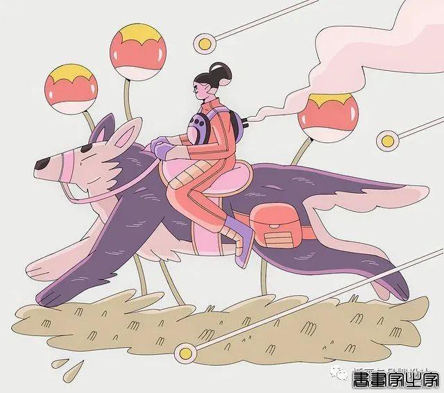 插画丨初学者也能种草的扁平风插画，简约的线条和丰富的色块，每个角色都很出彩-41.jpg