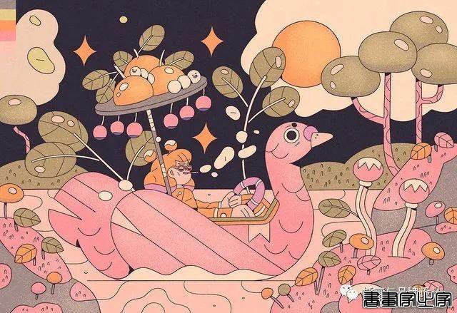 插画丨初学者也能种草的扁平风插画，简约的线条和丰富的色块，每个角色都很出彩-52.jpg