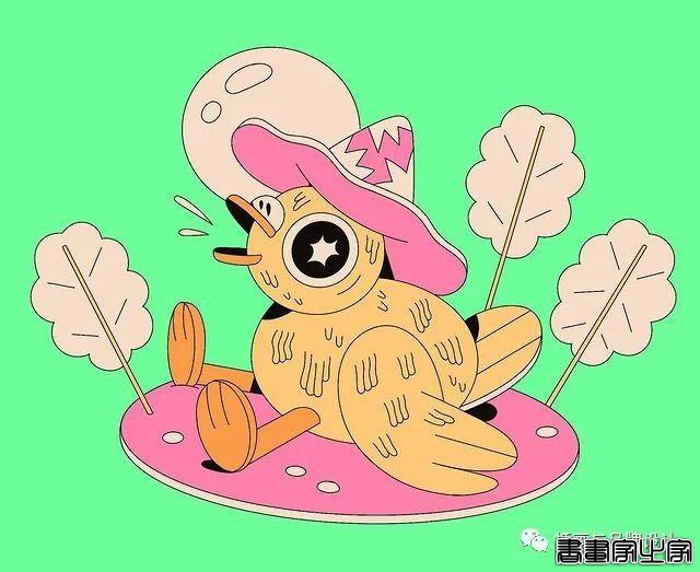 插画丨初学者也能种草的扁平风插画，简约的线条和丰富的色块，每个角色都很出彩-65.jpg