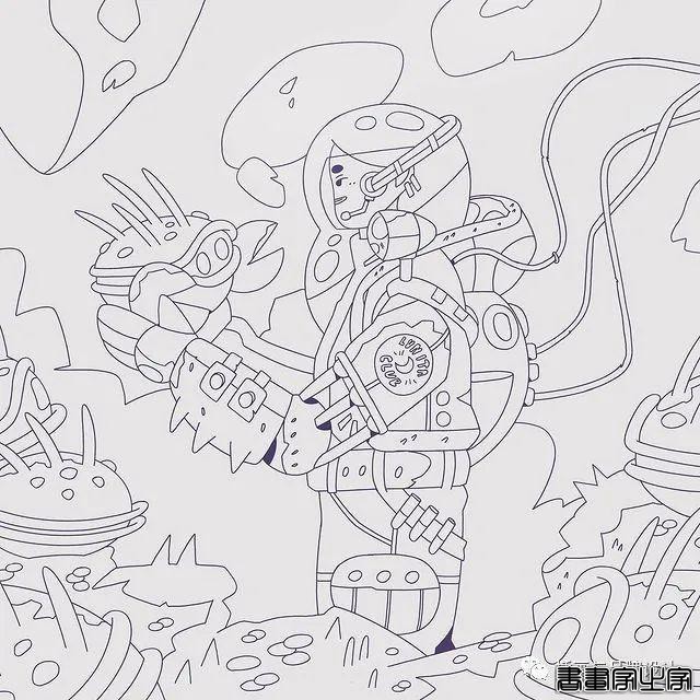 插画丨初学者也能种草的扁平风插画，简约的线条和丰富的色块，每个角色都很出彩-68.jpg
