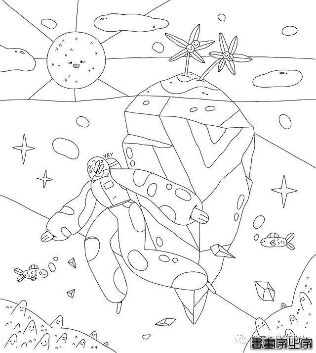 插画丨初学者也能种草的扁平风插画，简约的线条和丰富的色块，每个角色都很出彩-70.jpg