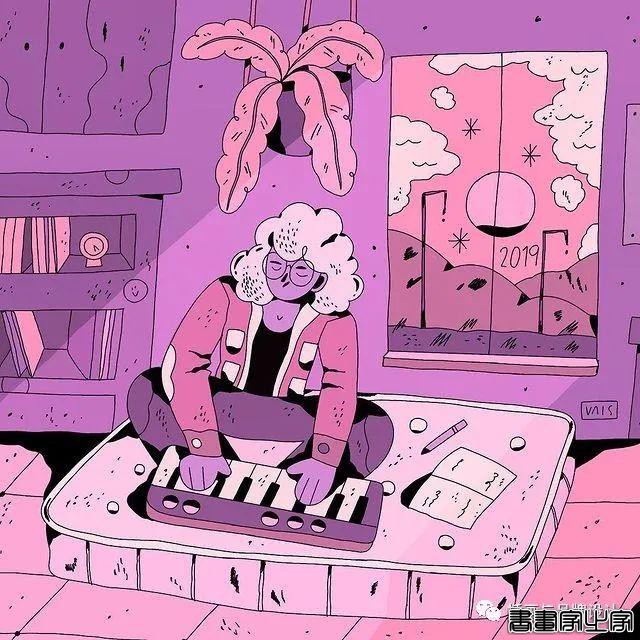 插画丨初学者也能种草的扁平风插画，简约的线条和丰富的色块，每个角色都很出彩-84.jpg