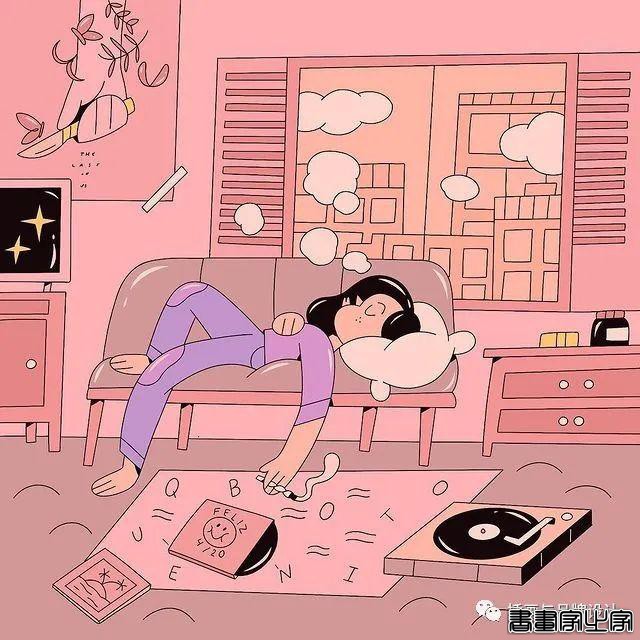 插画丨初学者也能种草的扁平风插画，简约的线条和丰富的色块，每个角色都很出彩-89.jpg