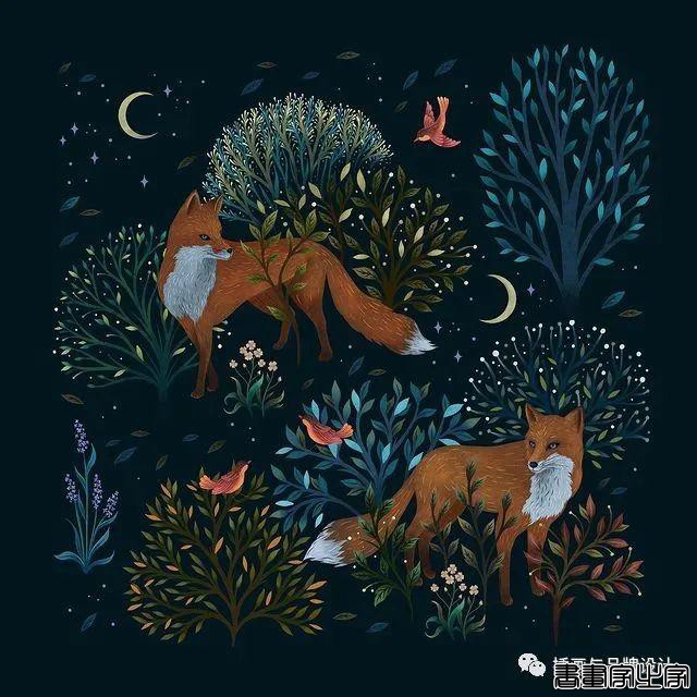 插画丨百变魔法大师，她将黑色夜空点缀出五彩斑斓的美-11.jpg