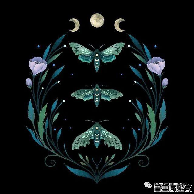 插画丨百变魔法大师，她将黑色夜空点缀出五彩斑斓的美-23.jpg