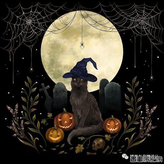 插画丨百变魔法大师，她将黑色夜空点缀出五彩斑斓的美-26.jpg
